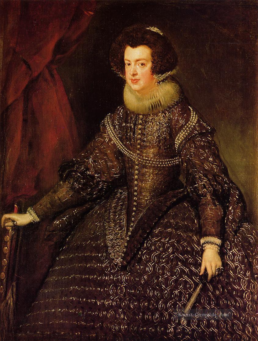 Königin Isabel Porträt Diego Velázquez Ölgemälde